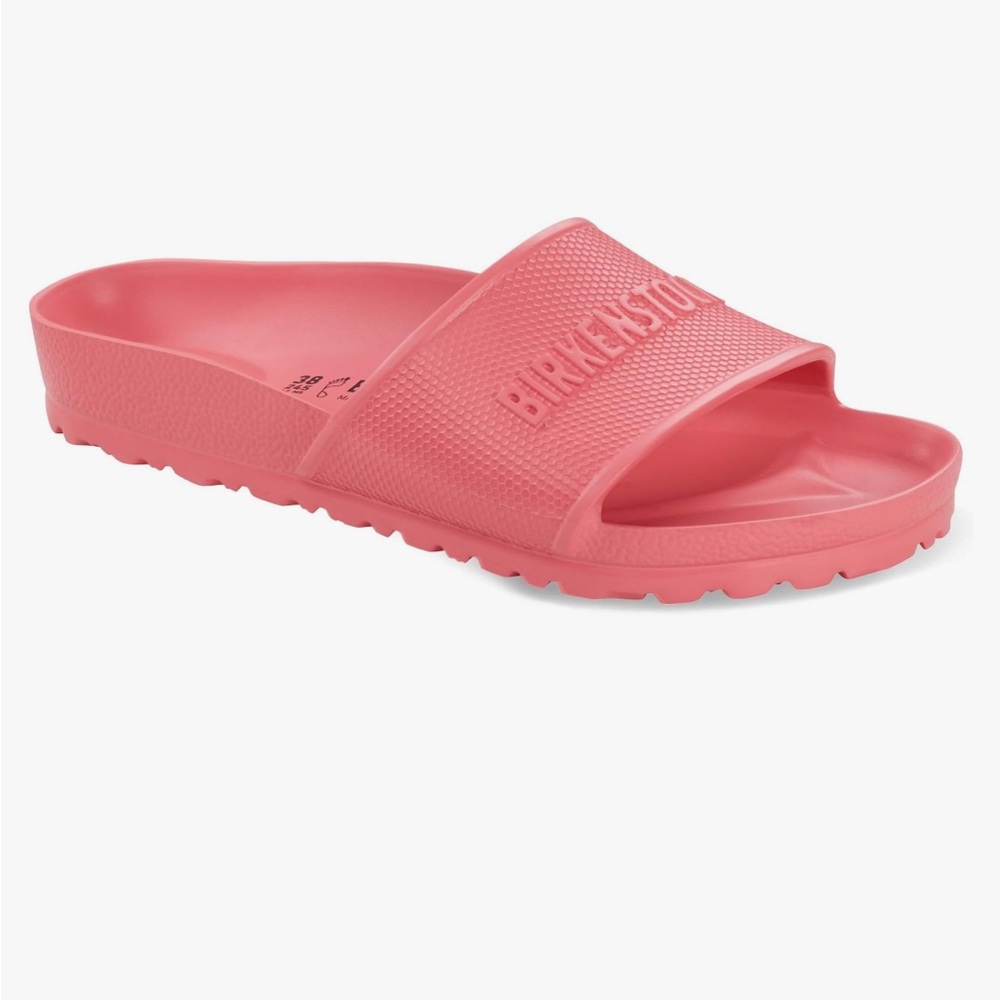 Birkenstock Pink Barbados EVA Slide Sandals
Used 3x super cute watermelon color